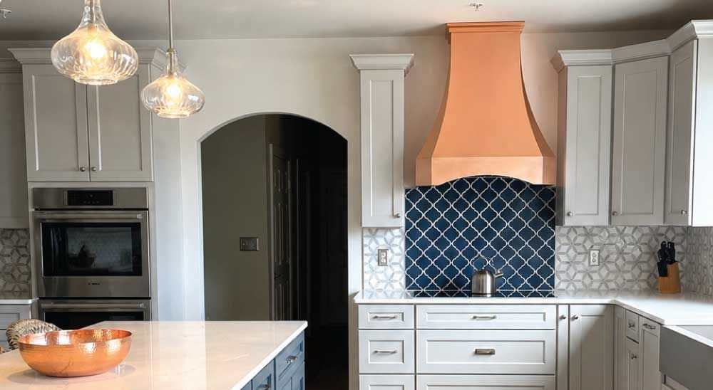 Transitional Kitchen Design Shines in Littlestown, PA with Custom Copper Range Hood